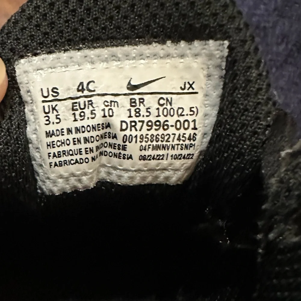 Nike Air Max Plus Td Triple Black Colorway Toddlers
